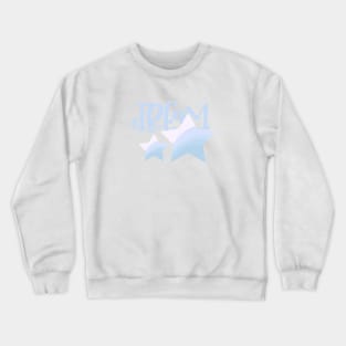 Dream sign, Stars rainbow, baby shower clip art Crewneck Sweatshirt